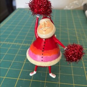 Festive Red Santa Figurine ornament